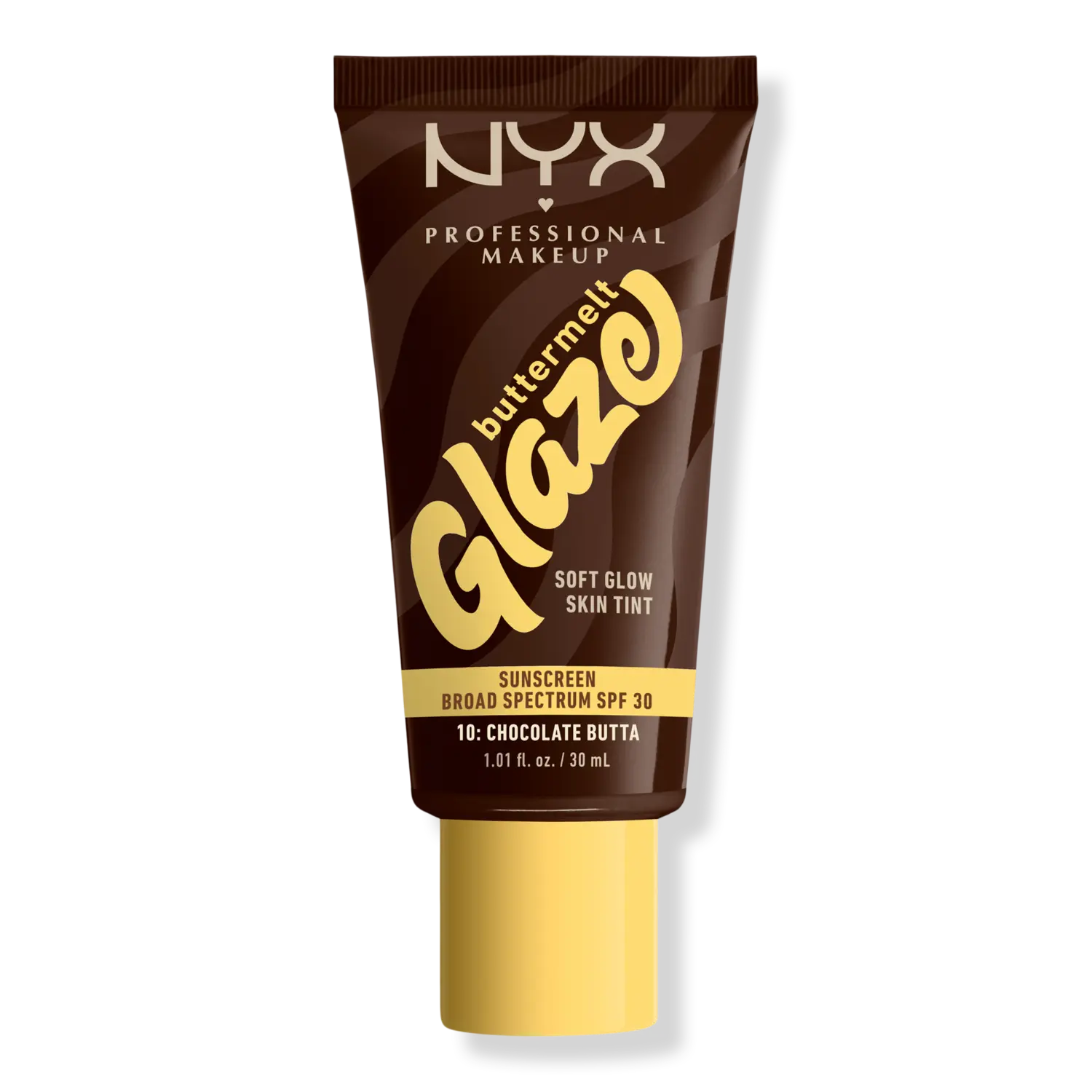 

Тональный крем для лица Buttermelt Glaze Skin Tint SPF 30 NYX Professional Makeup, Chocolate Butta (deep espresso with cool undertones)
