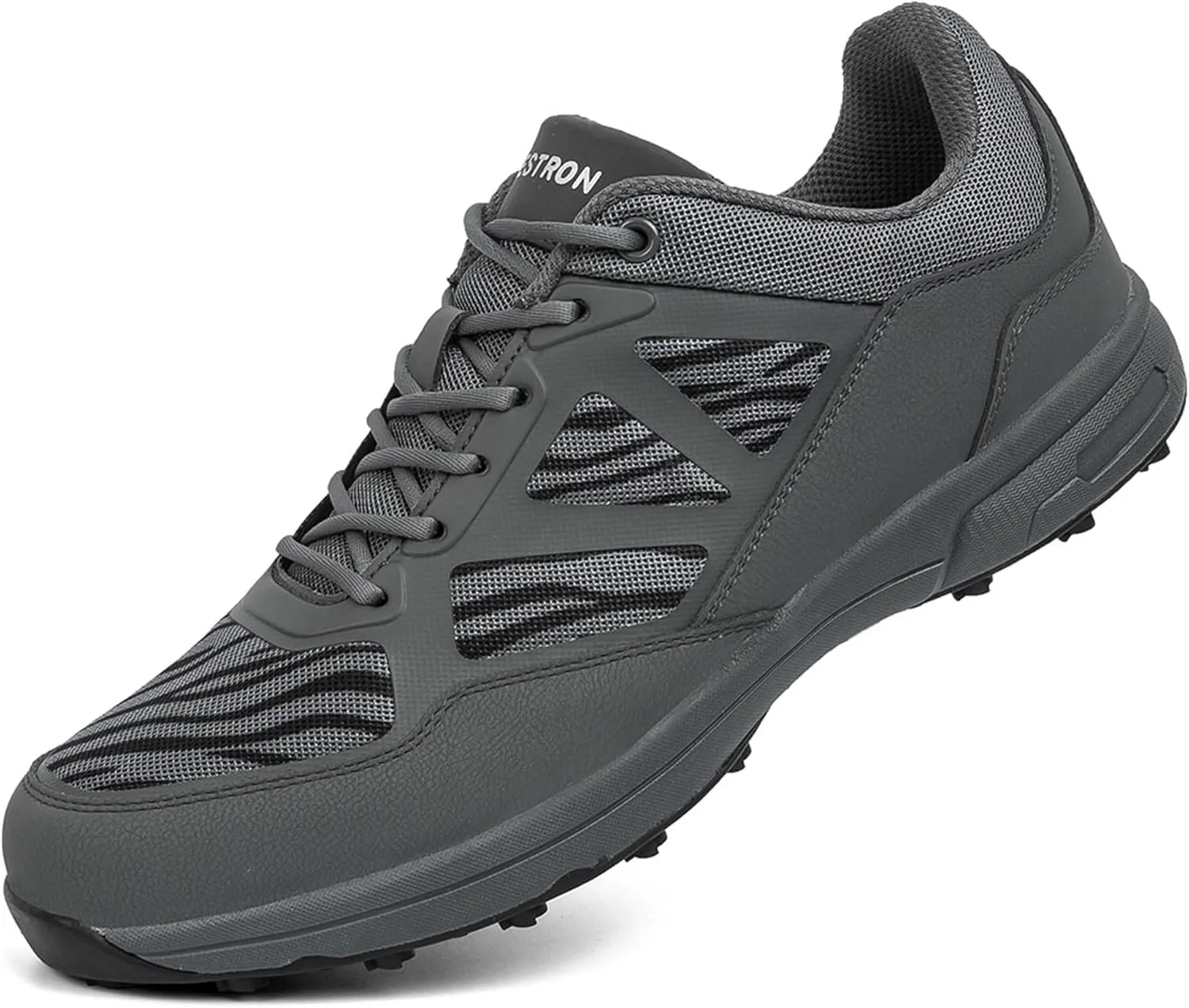 

Мужские гольф-туфли Удобные гольф-туфли Мужские дышащие и легкие уличные спортивные гольф-туфли Стильные гольф-туфли без шипов DZBAJRQM, серый