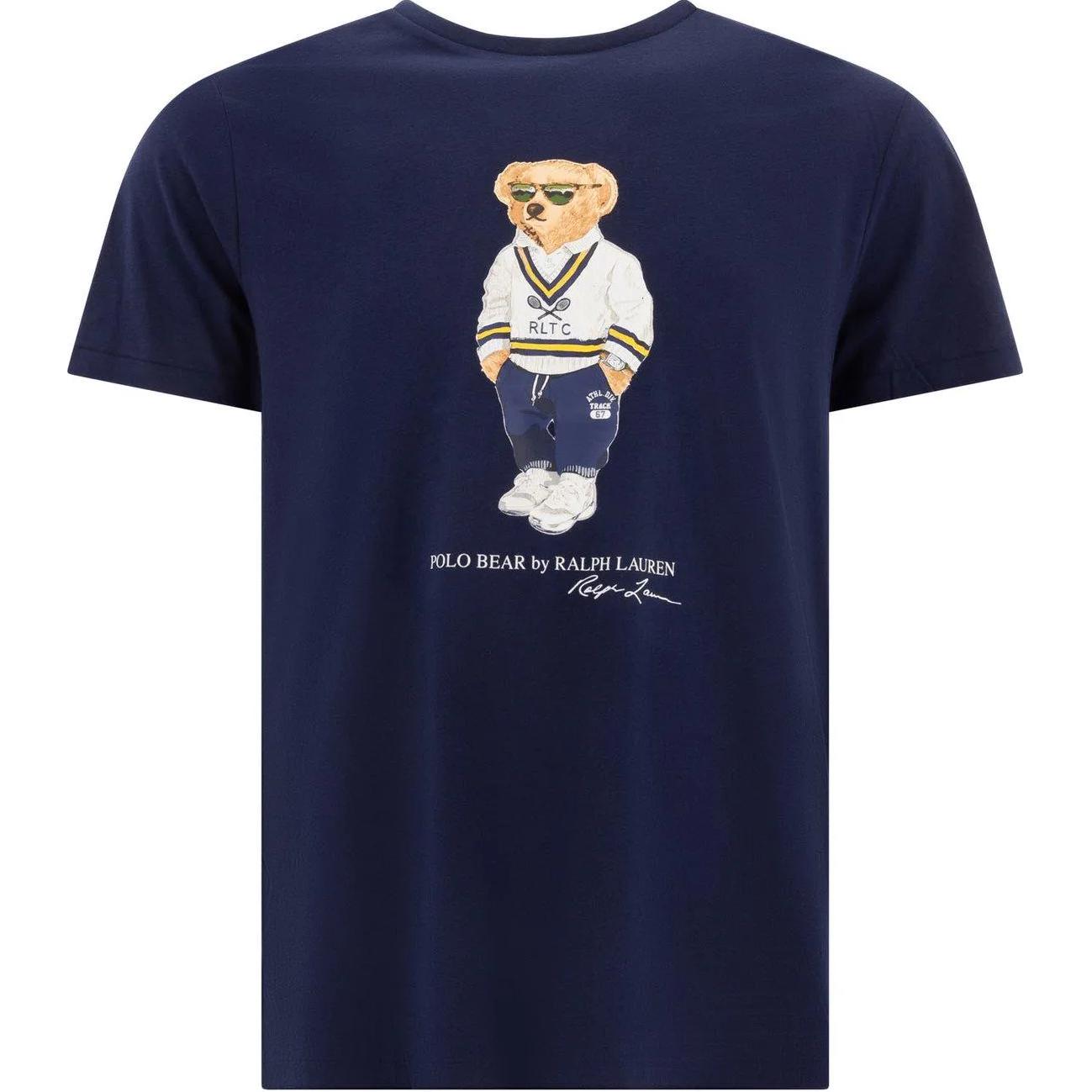 

Футболка Custom Slim Fit Polo Bear Polo Ralph Lauren, синий