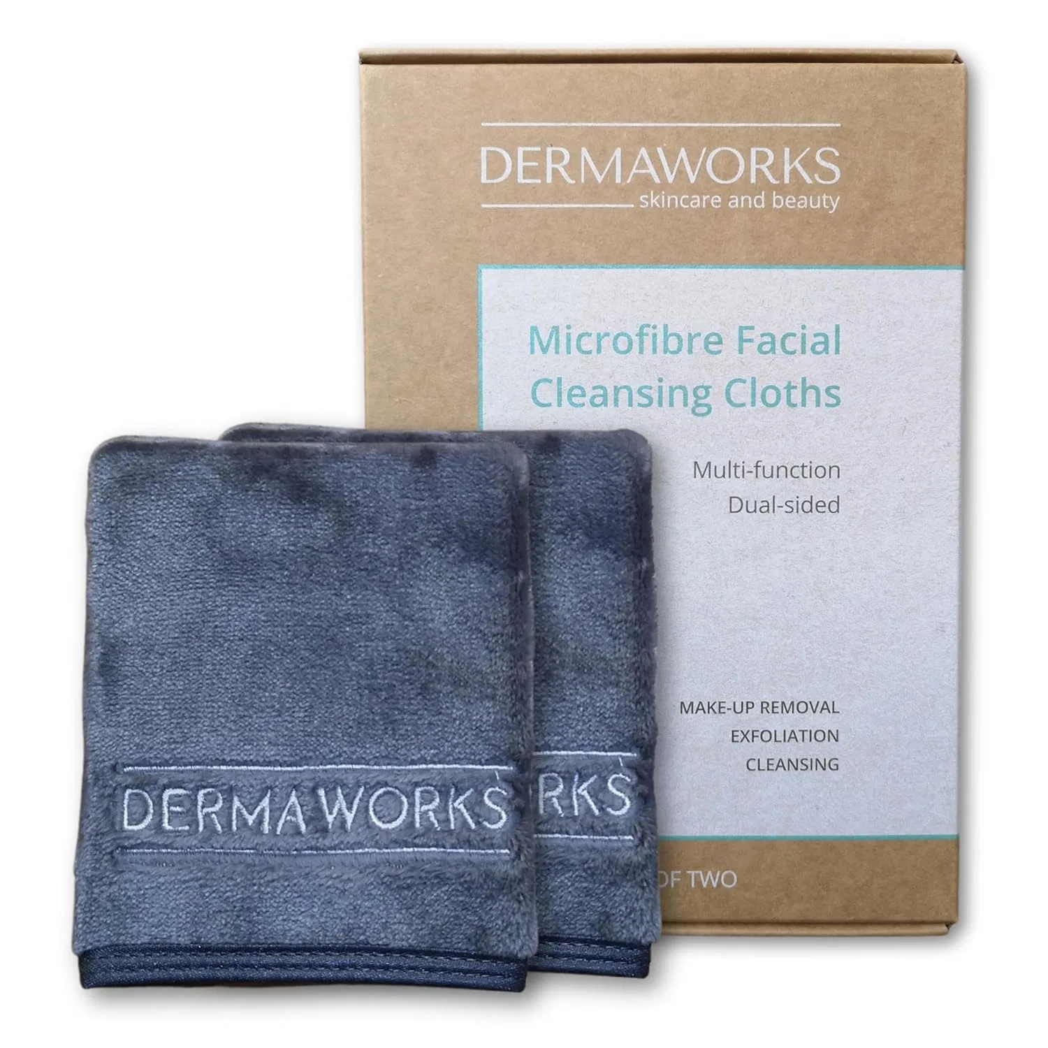 Набор микрофибровых салфеток для умывания от DERMAWORKS Dermaworks