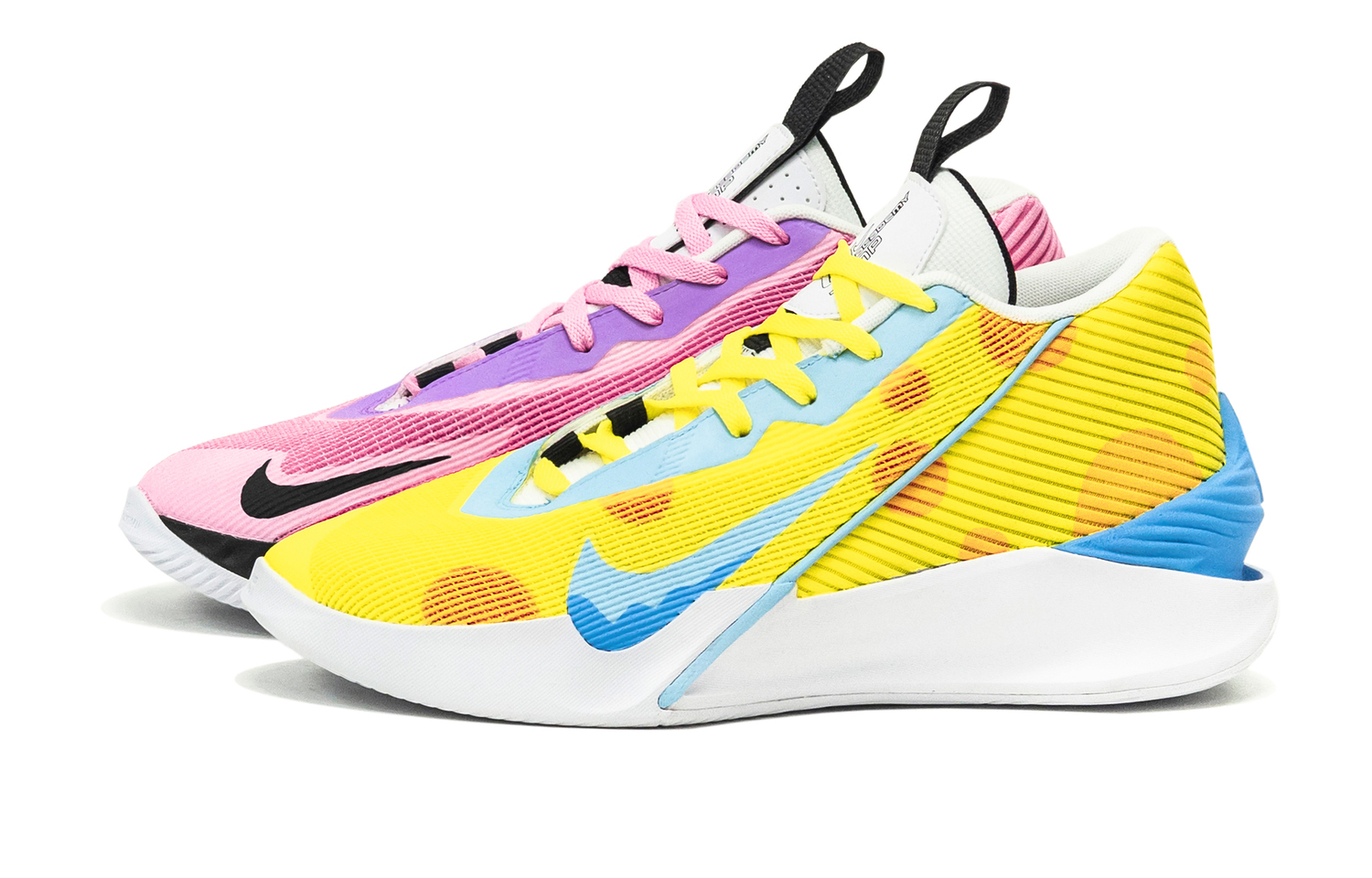 

Парные баскетбольные кроссовки G.T. Jump Academy Bikini Bottom High Top мужские Mismatched Nike, Mismatched