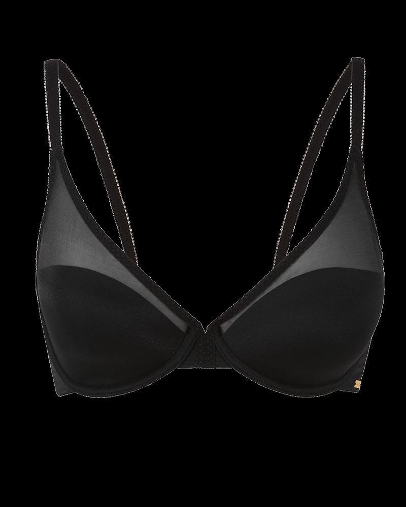 

Легкий бюстгальтер с подкладкой Glossies High Apex Gossard, черный