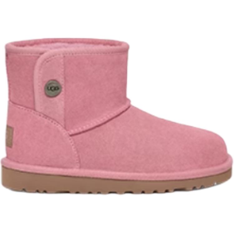 UGG Классические ботинки heritage entry устойчивые к истиранию утепленные высокие детские gray purple kids — фото 3