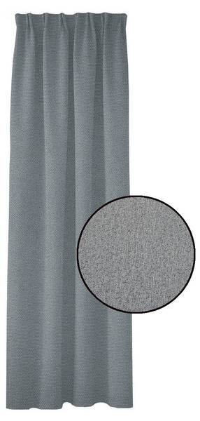 

Штора HOOMstylen Verdunkelnd mit Kräuselband, 1x270x140 см, серый