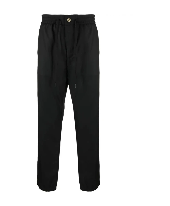 

Повседневные брюки из полиэстера и вискозы Versace Jeans Couture, черный