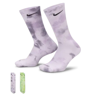 

Носки Nike Everyday Plus Cushioned Crew (2 шт), разноцветный