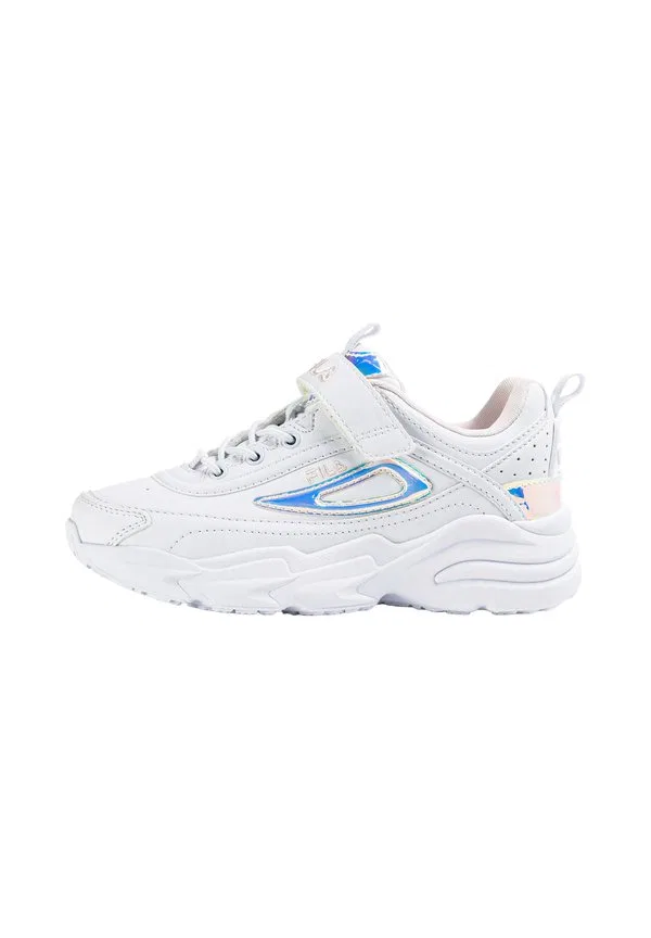 Кроссовки бело-фиолетовые переливающиеся Fila, White-Purple Iridescent