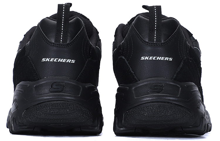 Кроссовки мужские толстые низкие черные Skechers — фото 4