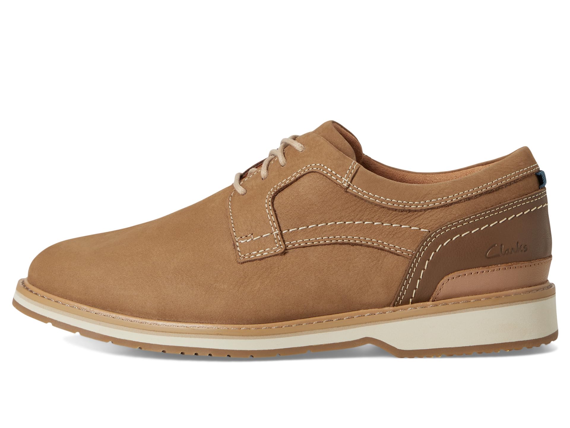 Туфли Clarks Monahan Plain, цвет Sand Nubuck — фото 4