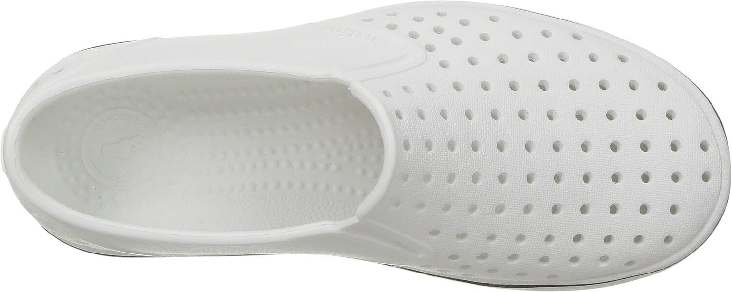 Кроссовки Miles Slip-On Sneakers Native Shoes Kids, цвет Shell White/Shell White — фото 2