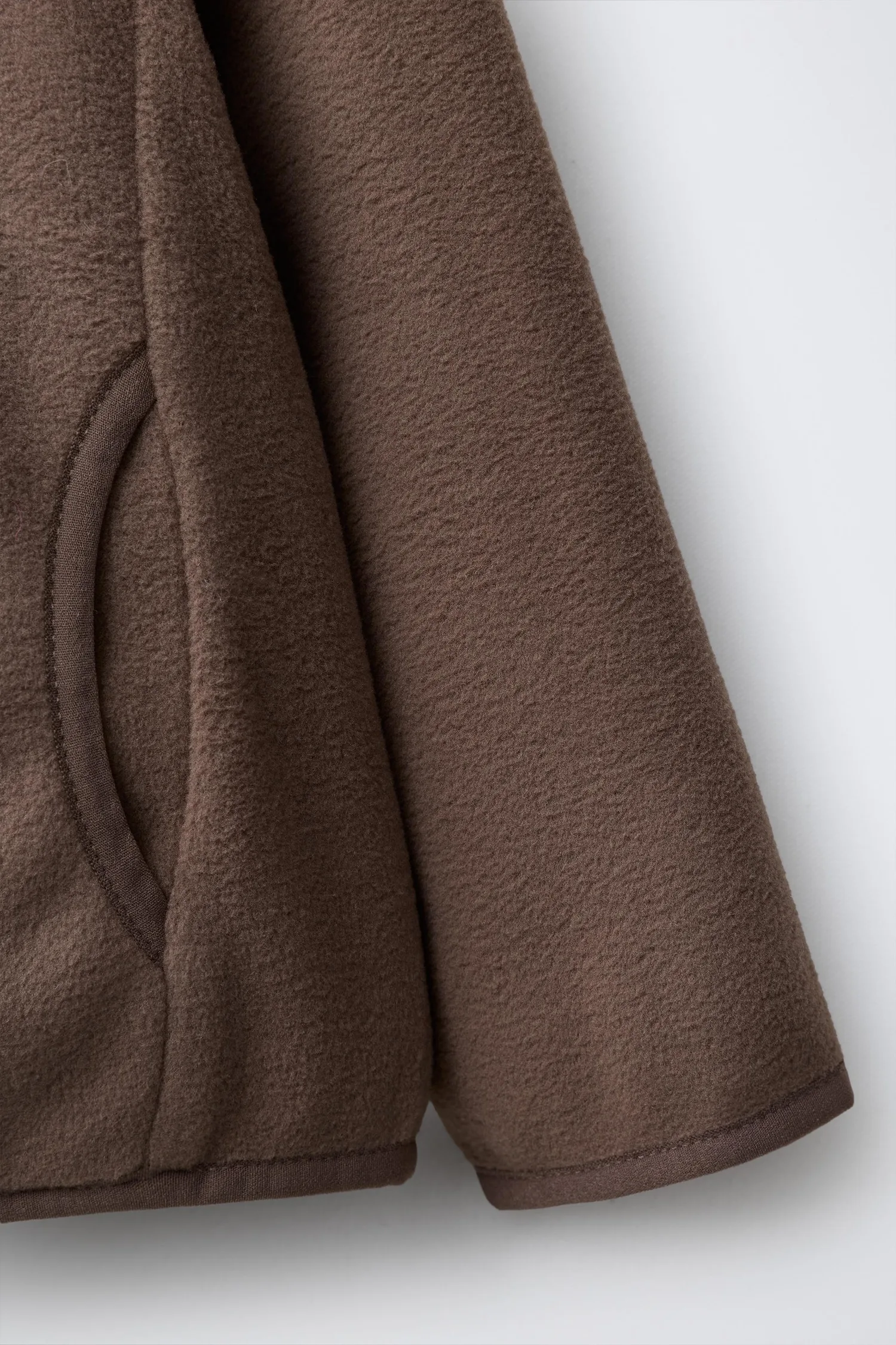 Флисовая куртка из коллекции polartec  ski Zara, коричневый — фото 4