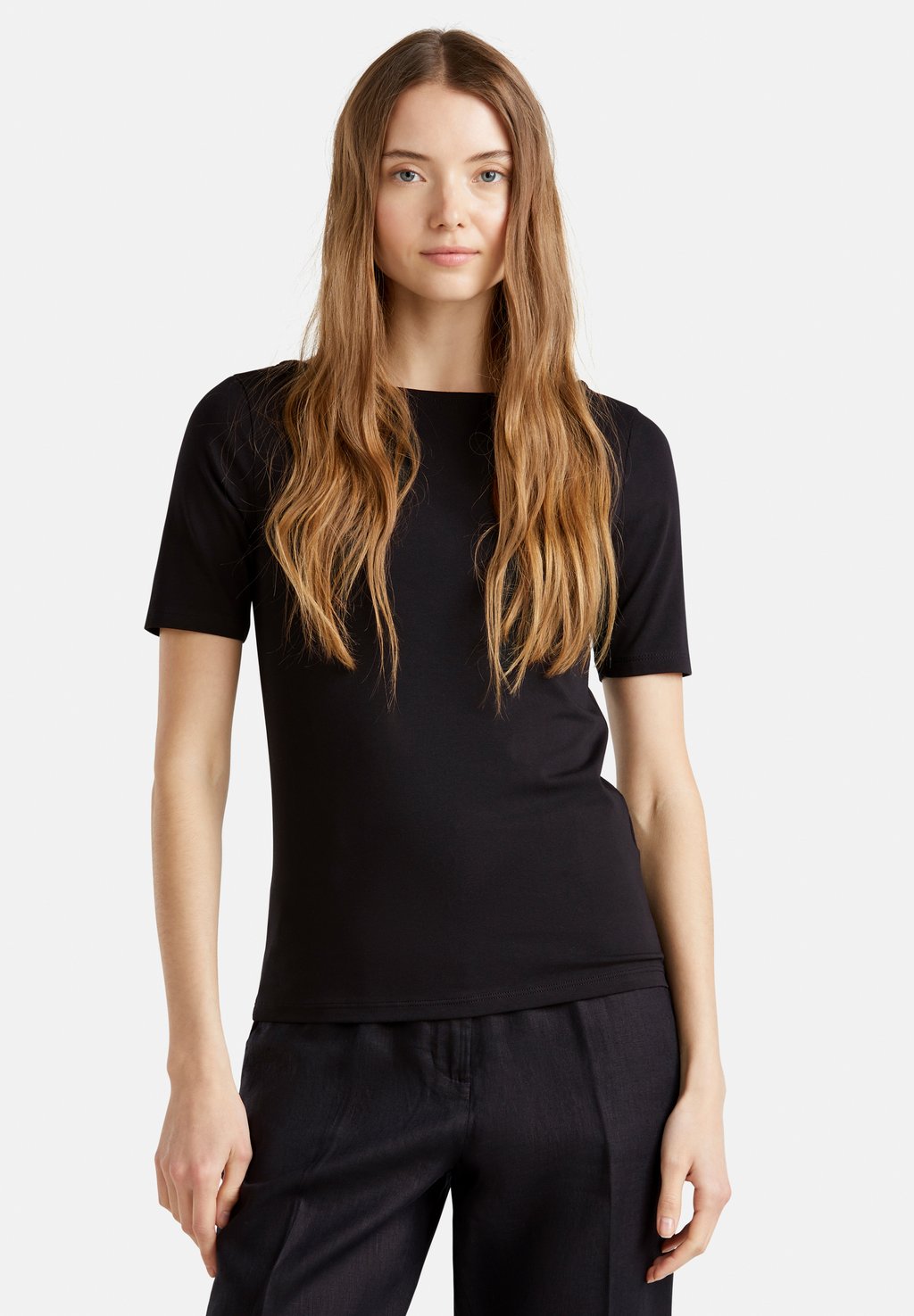 

Базовая футболка REVERSIBLE United Colors of Benetton, черный