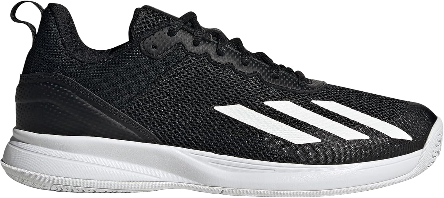 Мужские гимнастические кроссовки adidas Courtflash Speed, белый/черный — фото 2