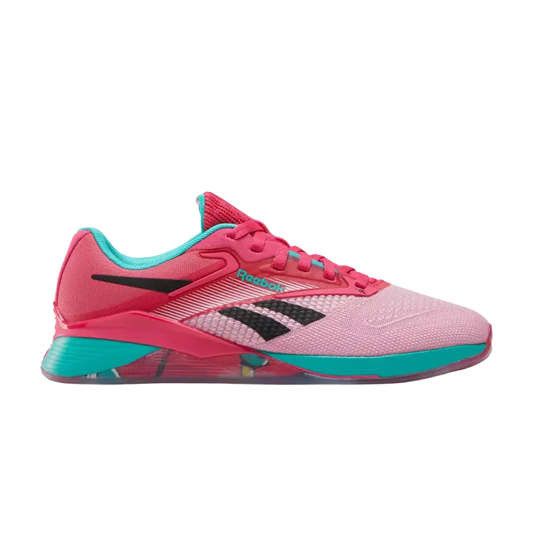 

Кроссовки Wmns Nano X4, цвет Bold Pink Unleashed Green