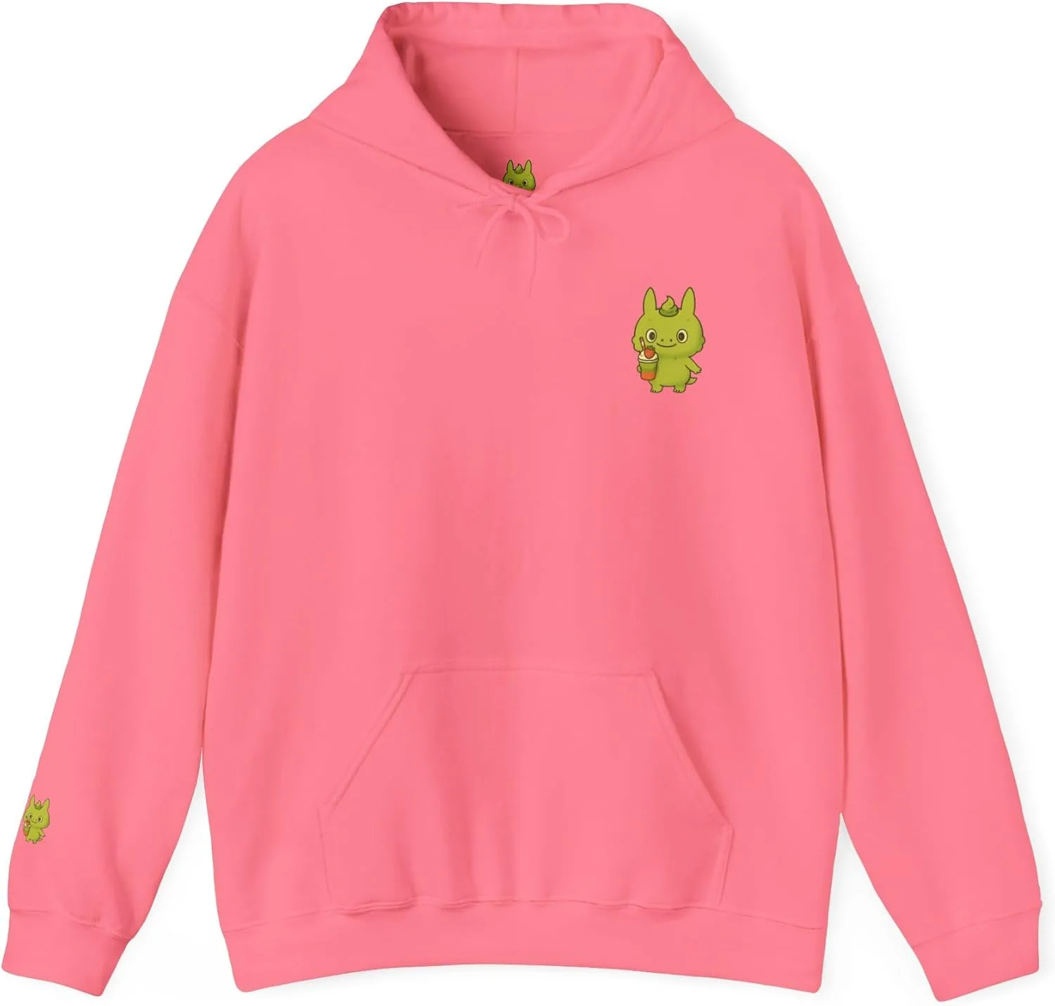 

Playful Matcha Monster Hoodie, Green Tea Lover Gift, Cute Kawaii Sweatshirt