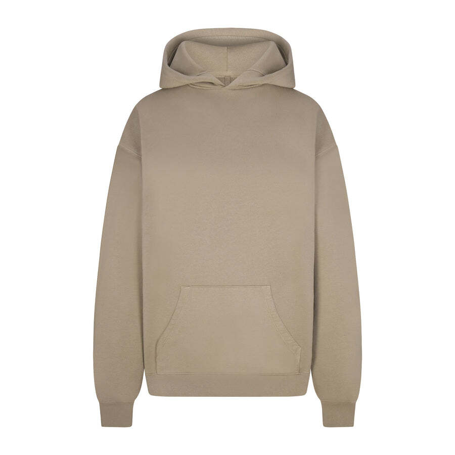 

Толстовка с капюшоном оверсайз SKIMS French Terry, цвет Taupe