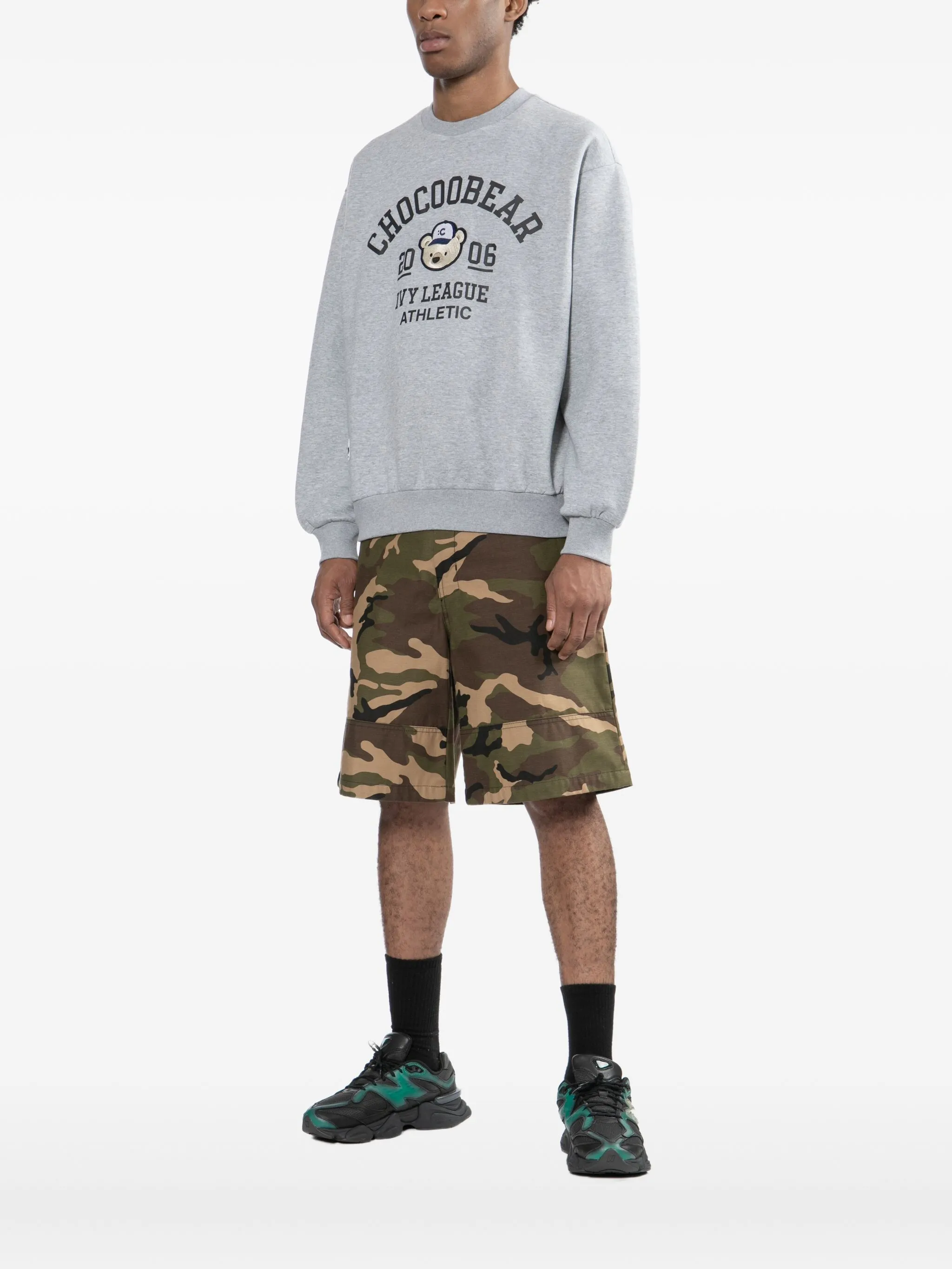 

Толстовка с логотипом Chocoolate, серый