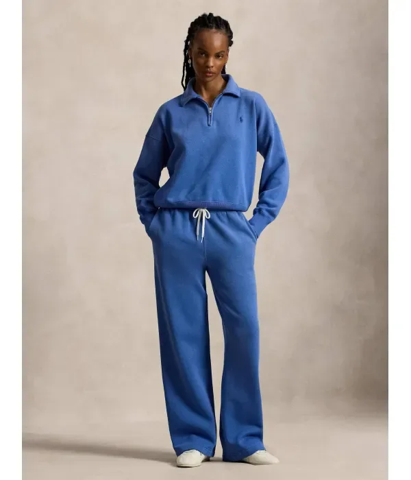 Толстовка loose fit Polo Ralph Lauren, синий — фото 2