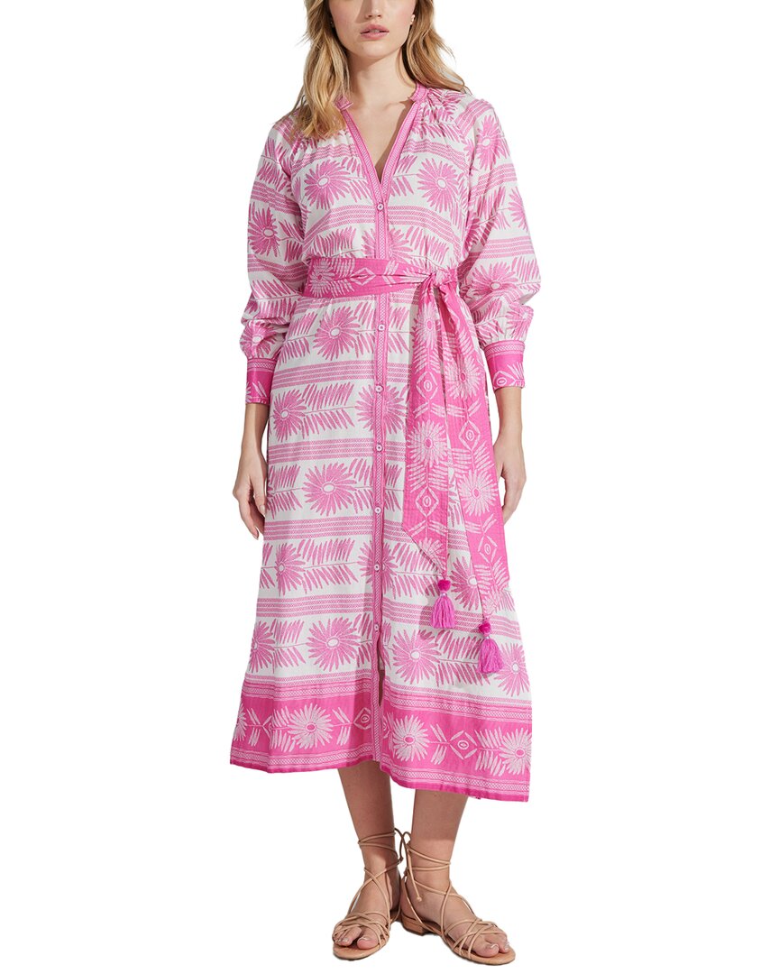 

Белла Ту Вышитая цветочная рубашка-платье Bella tu