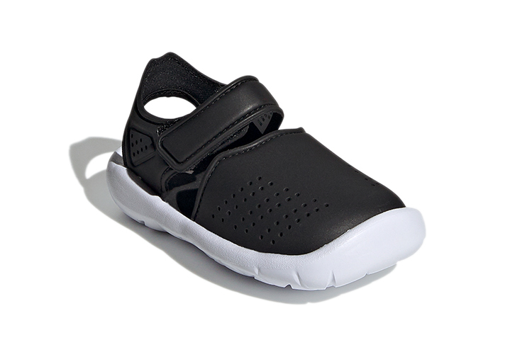 Кроссовки adidas Fortaswim Toddler Shoes TD Low-top Black/white — фото 3