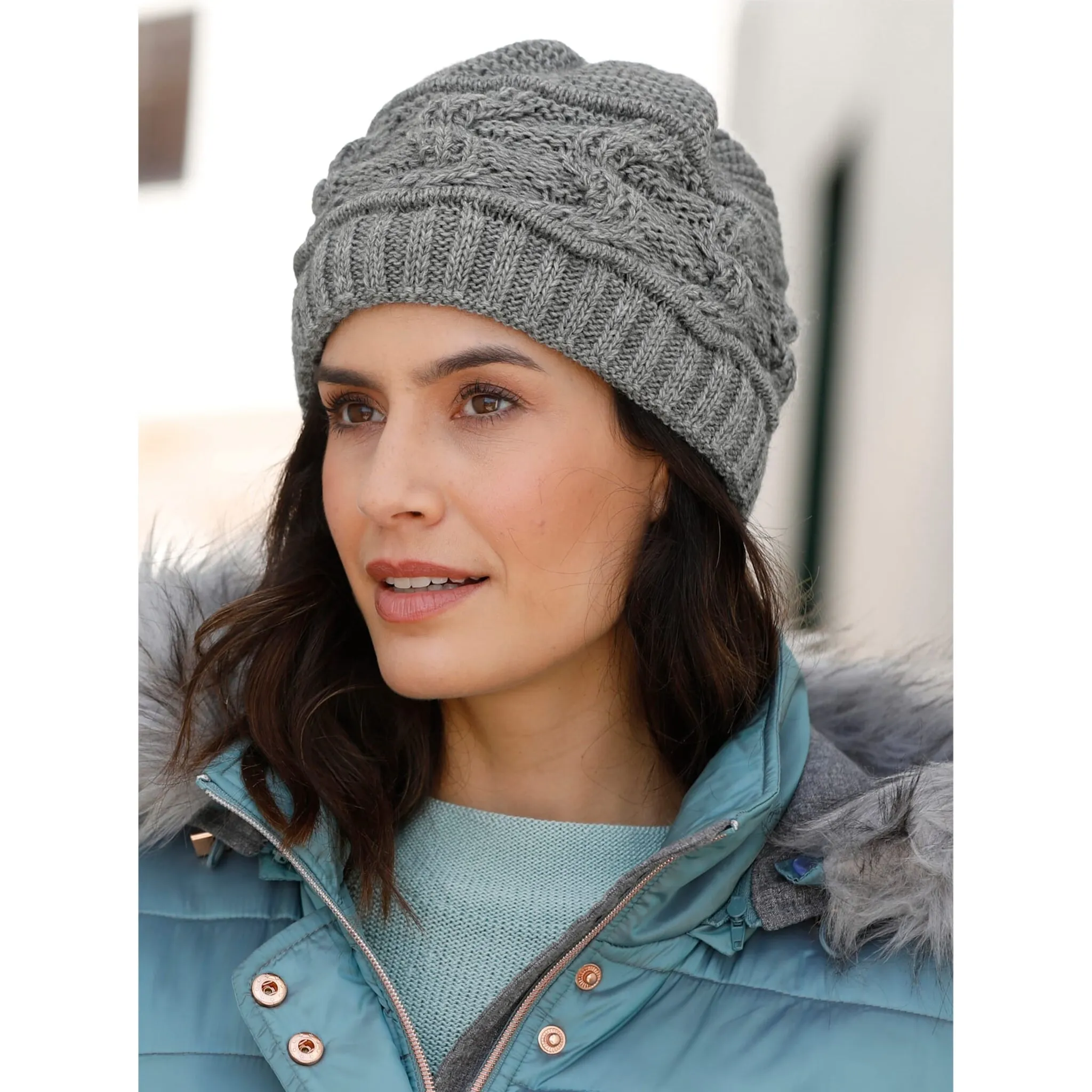 

Casual Looks Вязаная шапка, серый
