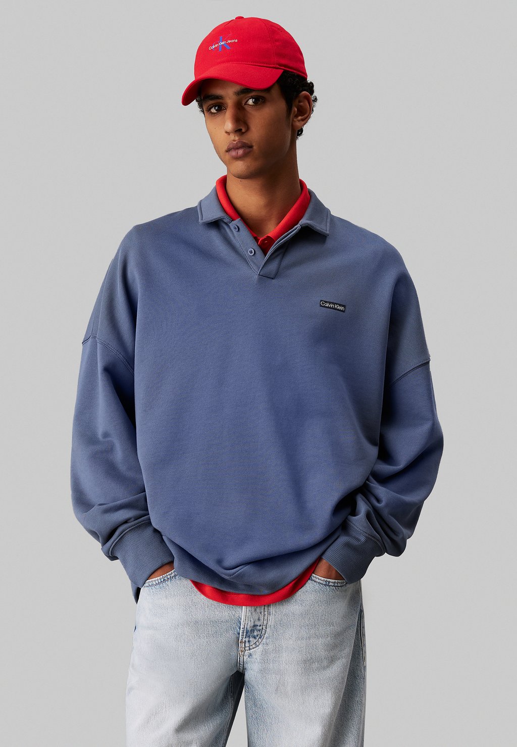 

Толстовка Calvin Klein Jeans, серый