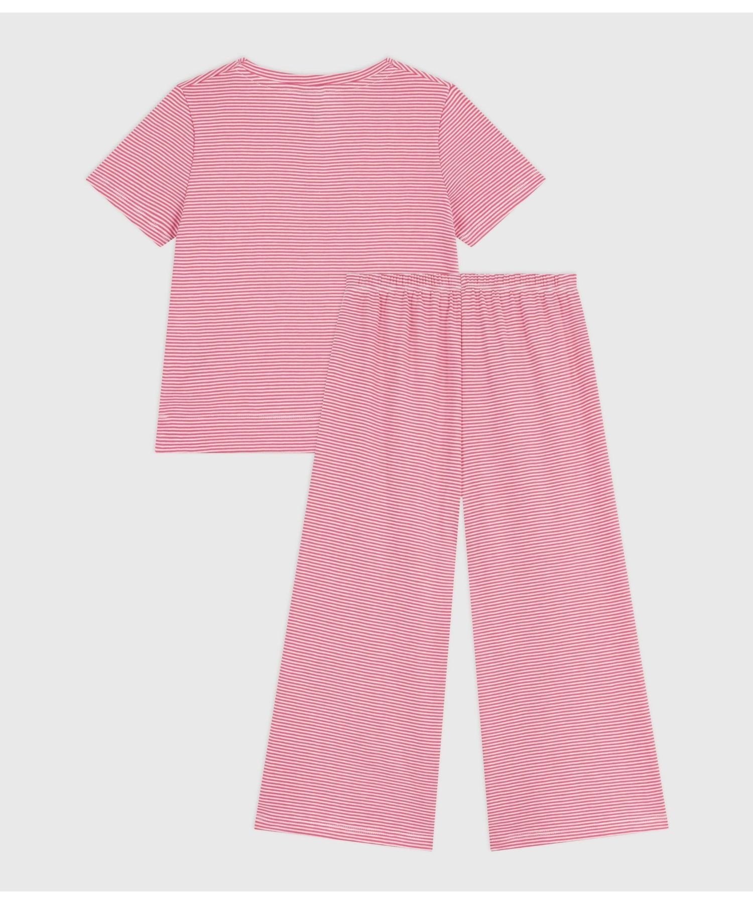 Пижама PETIT BATEAU, Pink/Off White — фото 2