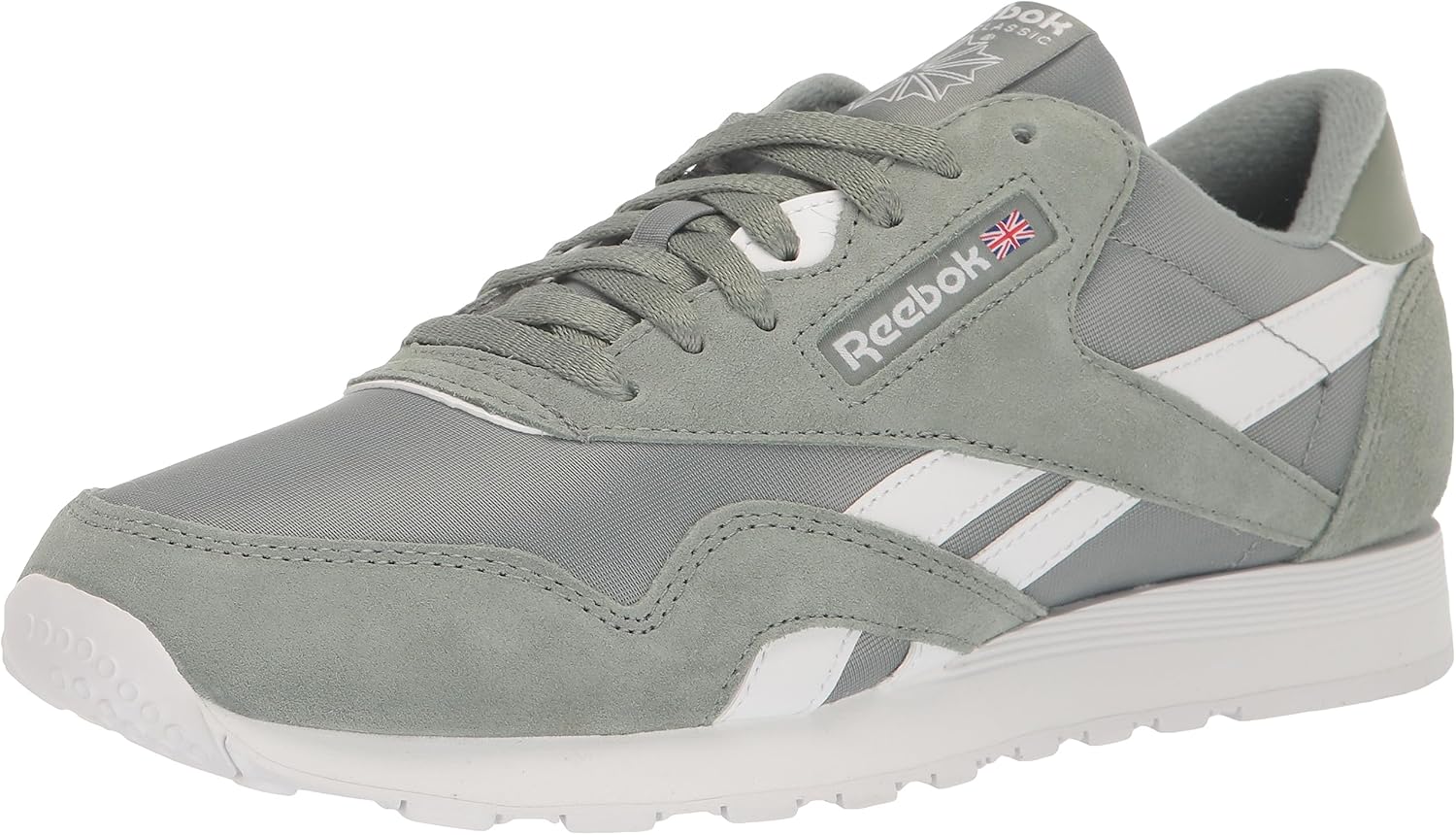 

Мужские кроссовки Reebok Classic Nylon, белый/зеленый
