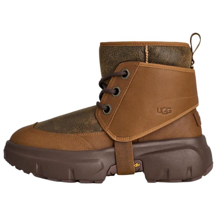 

Термические короткие снежные ботинки JLD мужские chestnut UGG, Chestnut