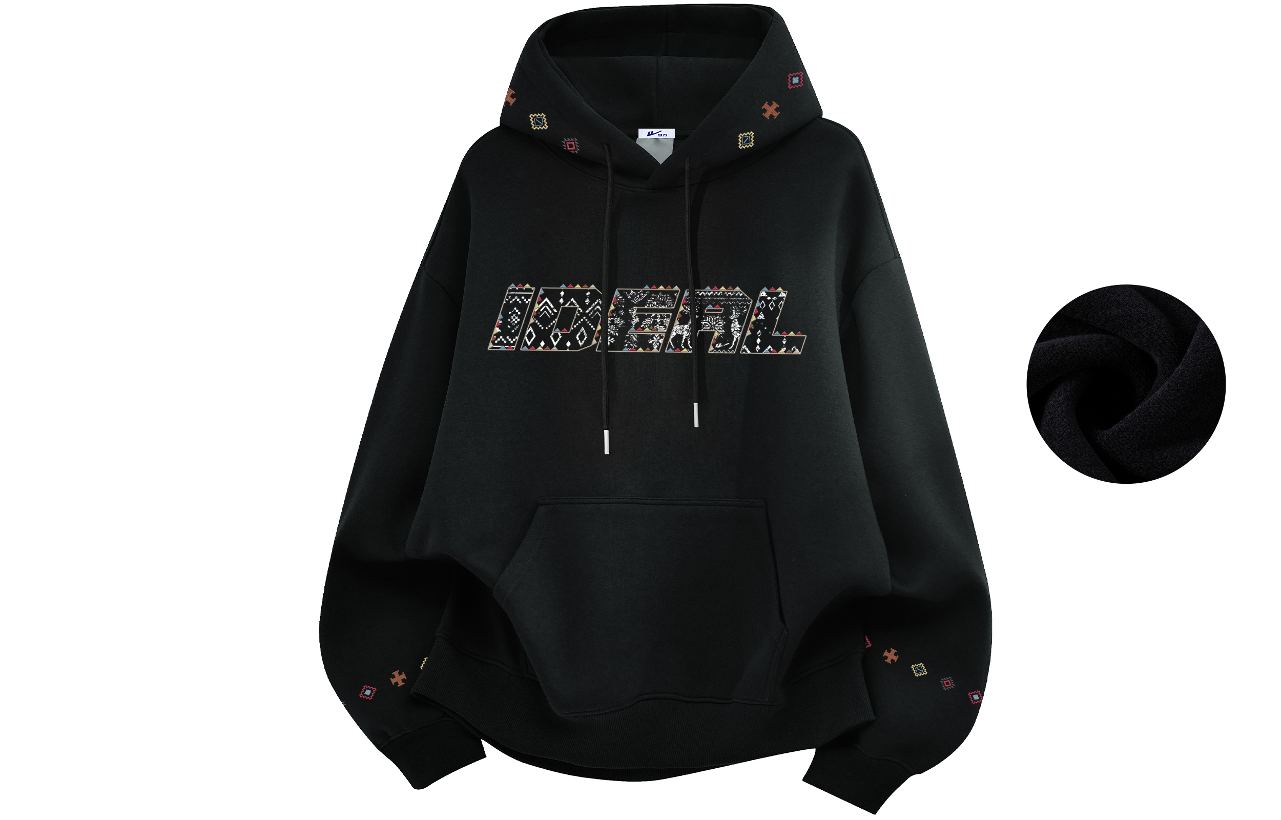 

Толстовка Women's Hooded Moderate Regular WARRIOR, черный [fleece-lined]