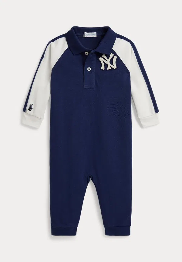 Комбинезон-Поло polo ralph lauren yankees 02y, комбинезон Polo Ralph Lauren, Dark Cobalt/Deckwash White