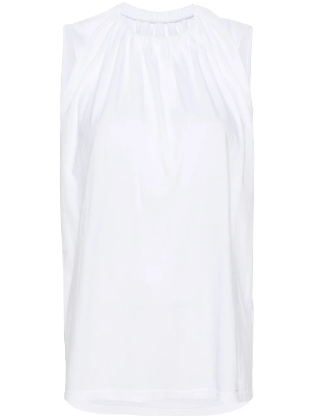 

Топ со сборками MM6 Maison Margiela, белый