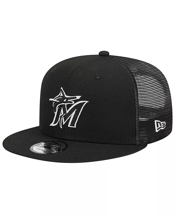 

Мужская черная кепка Miami Marlins Trucker 9FIFTY Snapback New Era