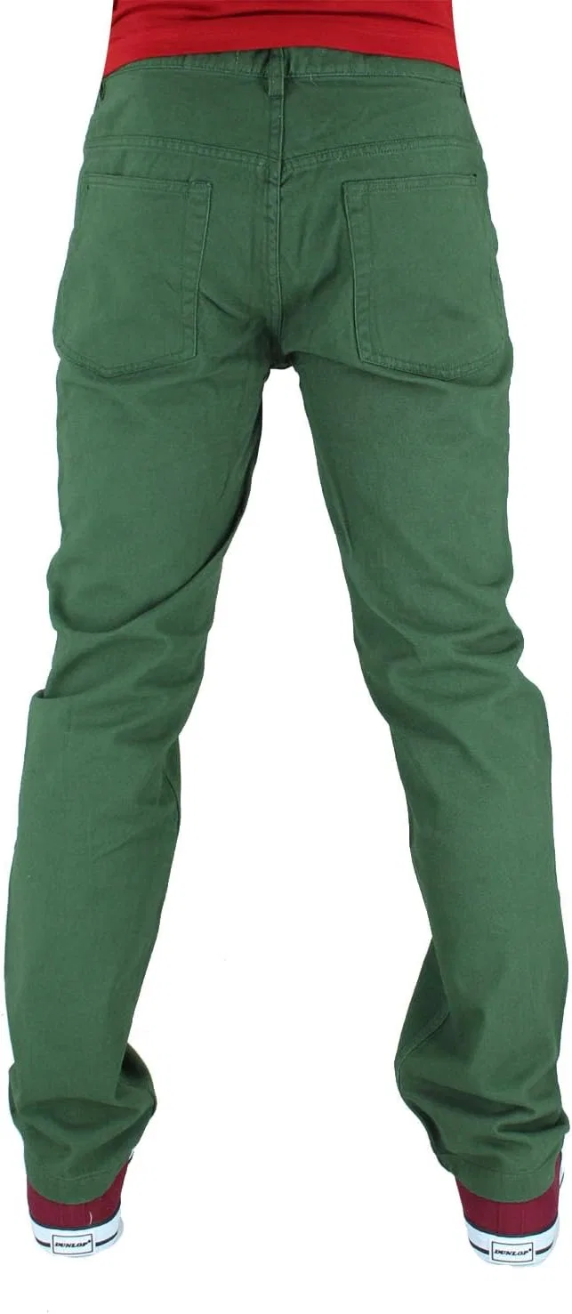 Джинсы Slim Fit Зеленый — фото 4