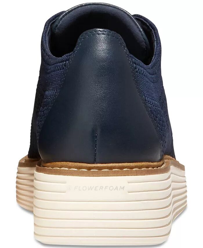 Женские оригинальныеоксфорды на платформе Grand Stitchlite Cole Haan, синий — фото 3