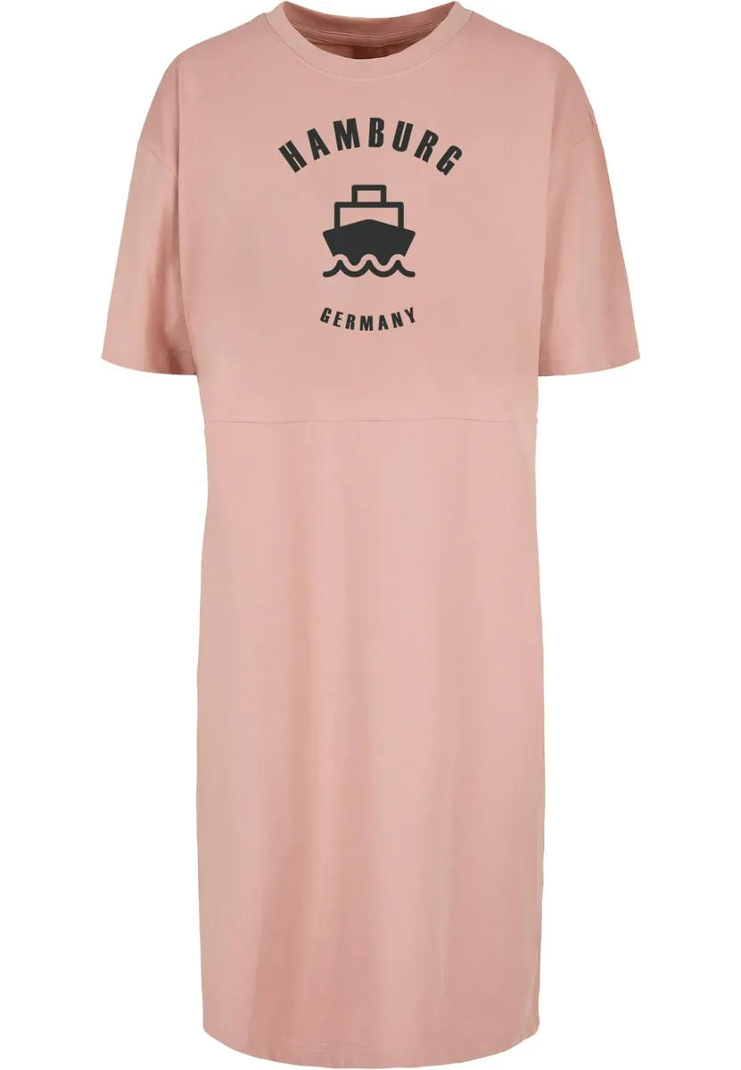 

Платье-рубашка Merchcode " Merchcode Women's Ladies Hamburg Organic Oversized Dress Tee Dress" (1 шт.), цвет Duskrose