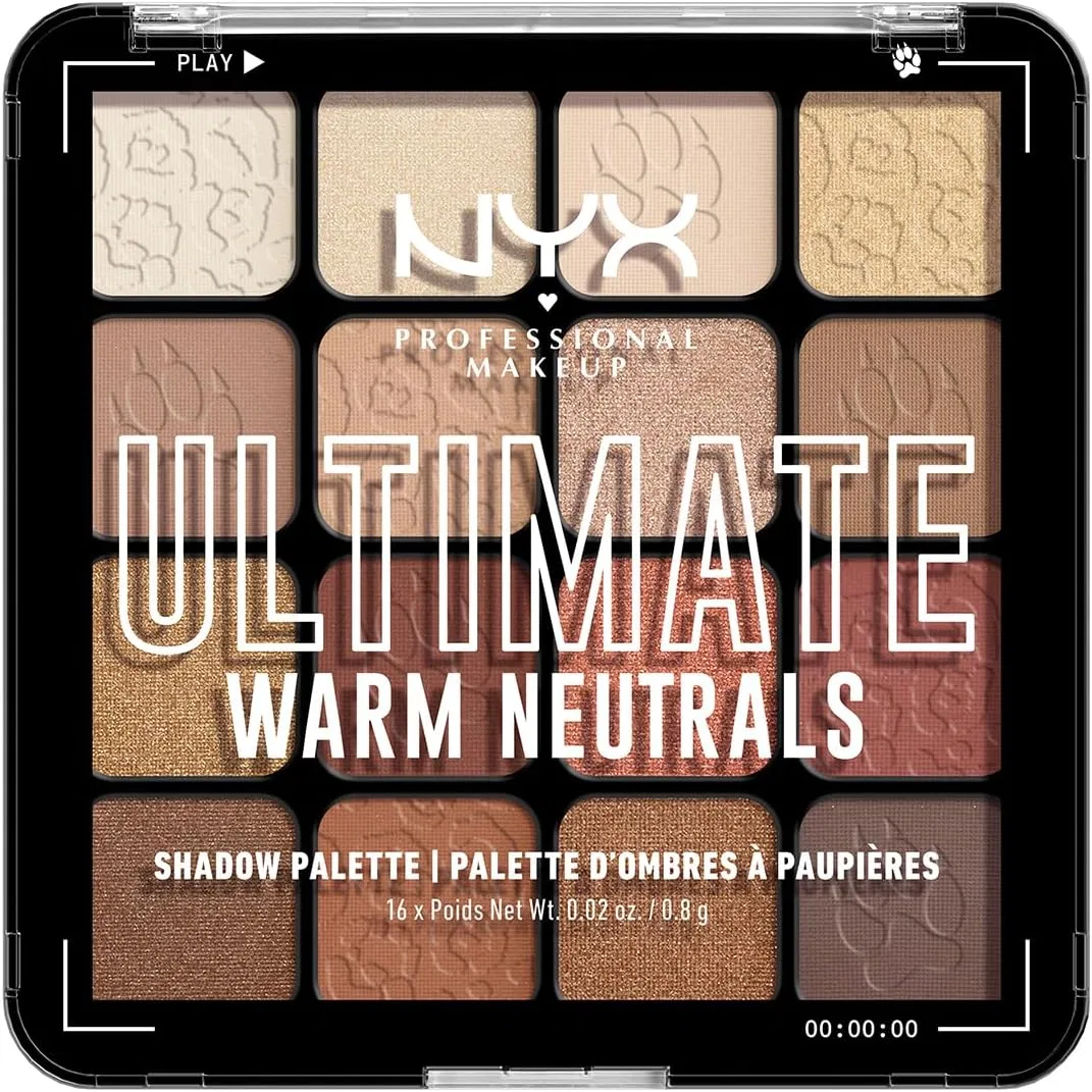 Тени для век Warm Neutral Nyx Professional Makeup 0.03 x 0.6 oz