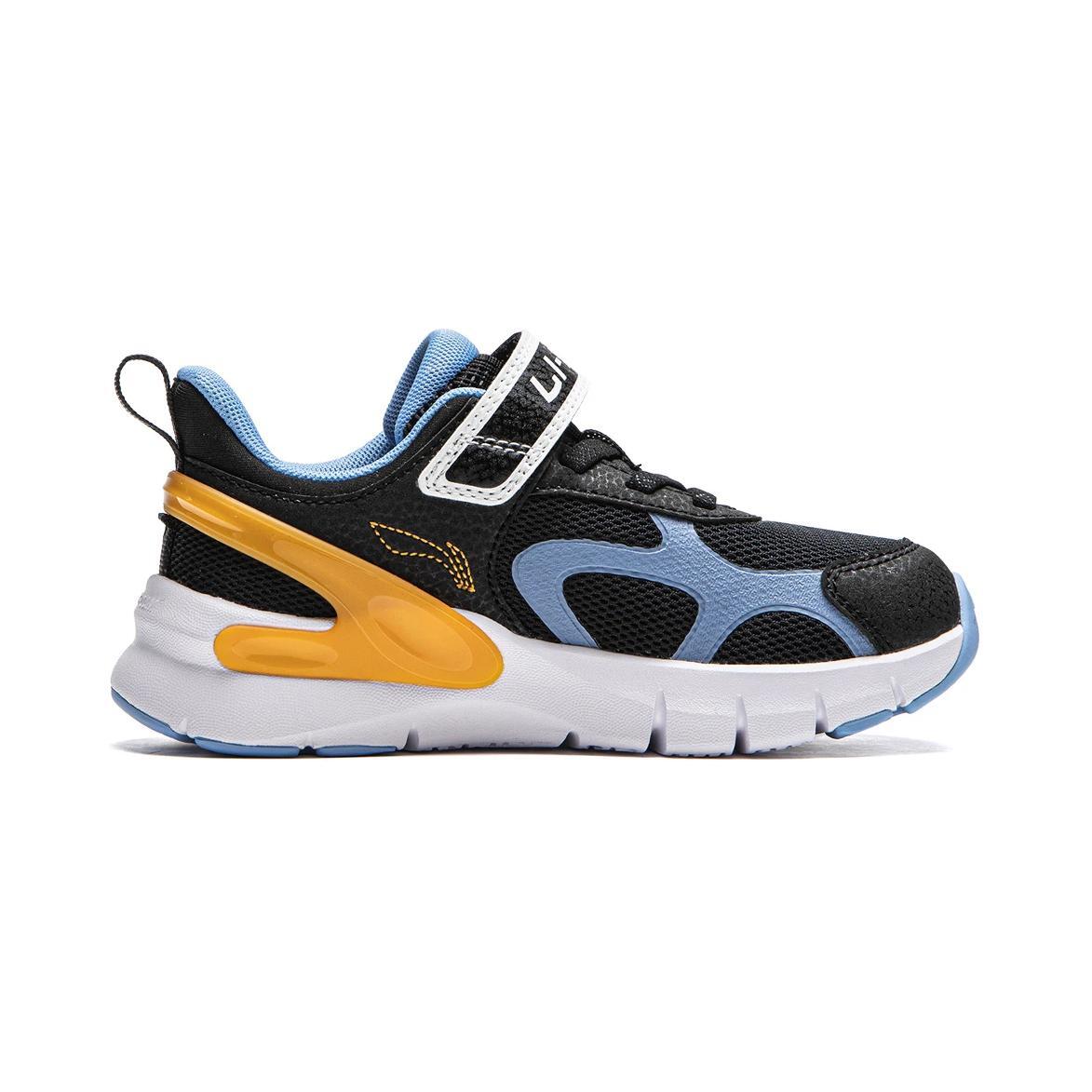 Кроссовки LINING YOUNG Sports Life Collection Kids Lifestyle Shoes PS Low-top Black/Clear Mountain Blue, черный/синий — фото 2
