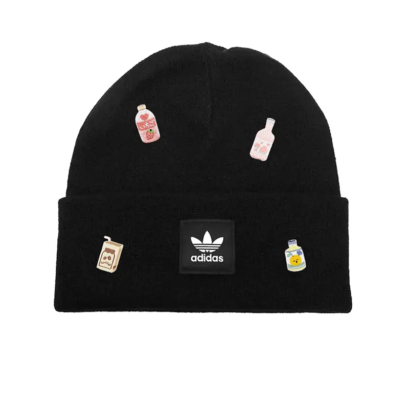 

Adidas Унисекс-бини из полиакрилата черный, Black