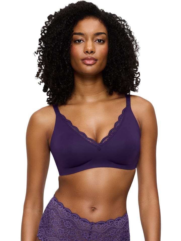 

Triumph Бюстгальтер без косточек баклажанового цвета