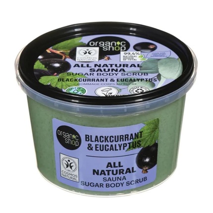 

Натуральный скраб для тела «Сауна» с ароматом сахарной смородины 250 мл Organic Shop