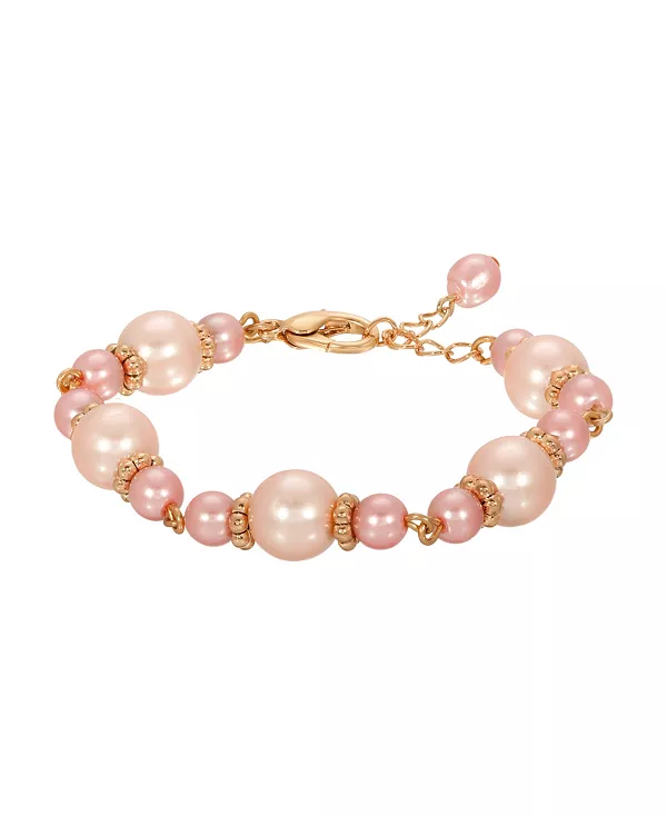 

Браслет из розового искусственного жемчуга 2028, pink