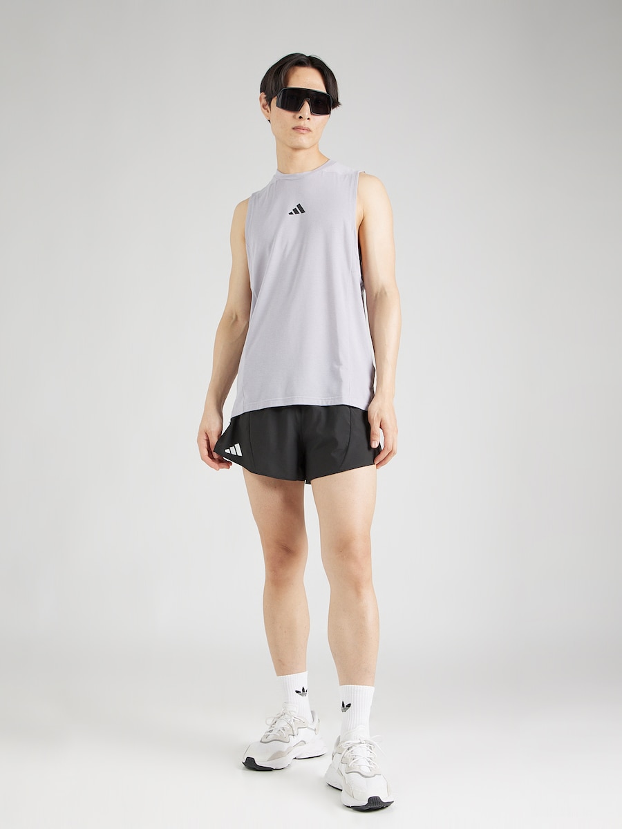 Обычные спортивные штаны ADIDAS PERFORMANCE ADIZERO, черный — фото 4