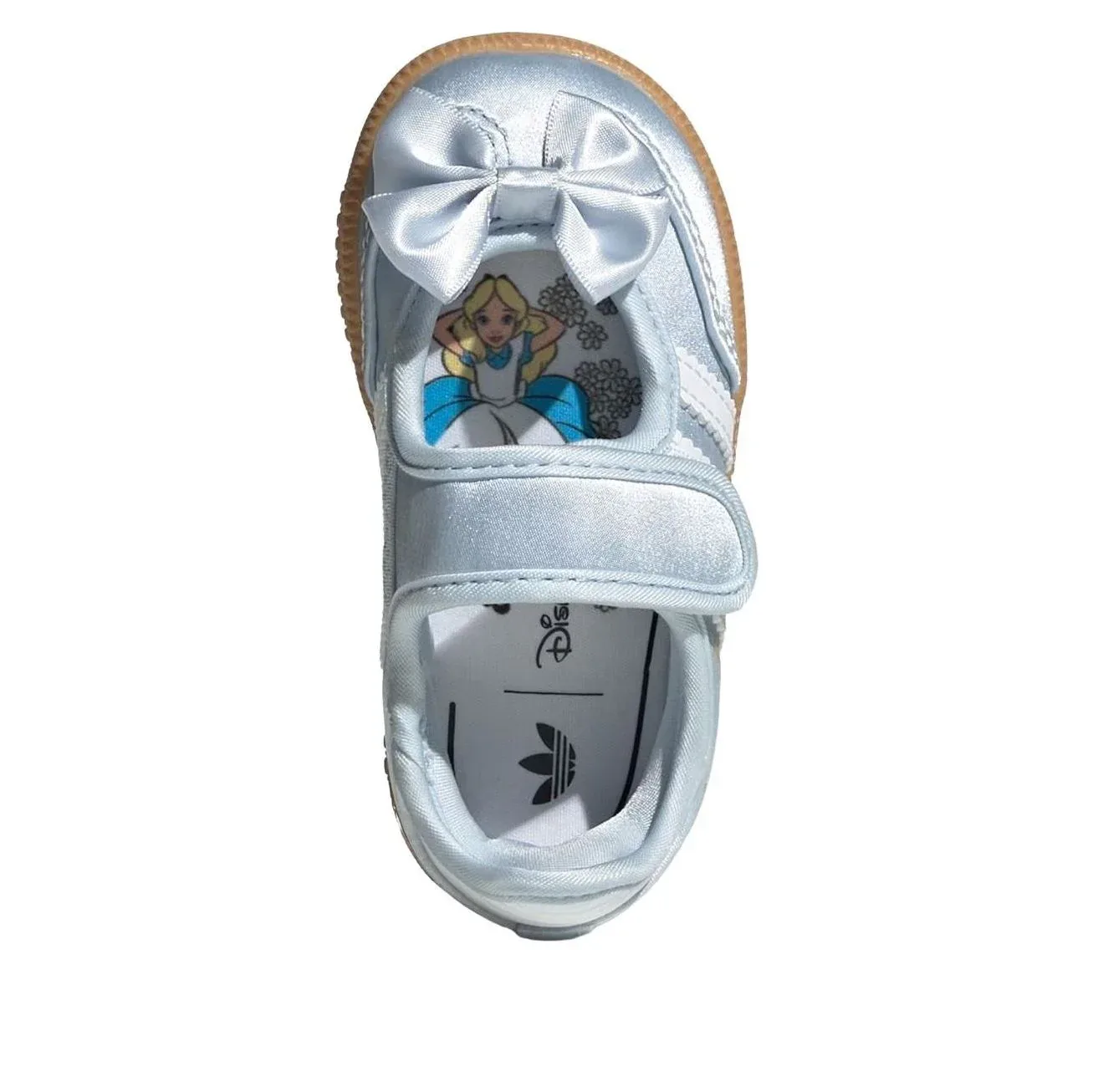 Кроссовки (TD) Adidas x Disney Sambe Jane 'Crystal Sky Cloud White', синий — фото 2