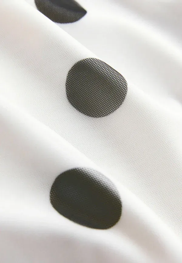 Юбка макси Next, black ecru polka dot, черный экрю в горошек — фото 2