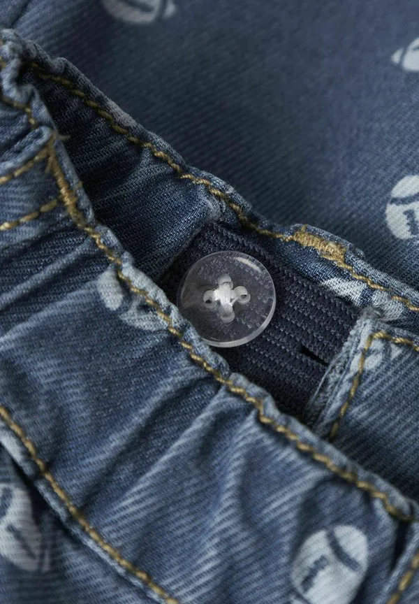 Джинсы свободного кроя Name It, Dark Blue Denim — фото 4