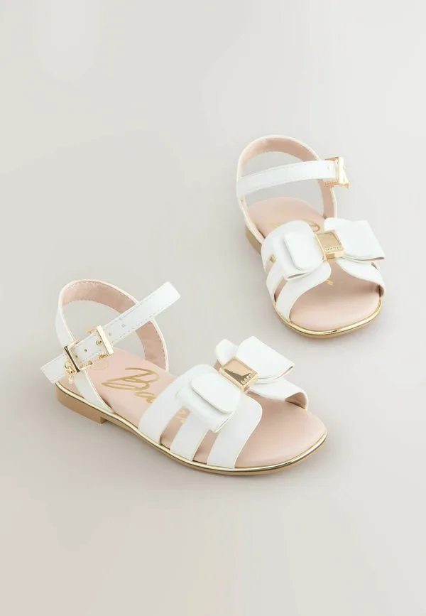 Детские рыбацкие туфли стандартного размера с бантом Baker By Ted Baker, White — фото 2
