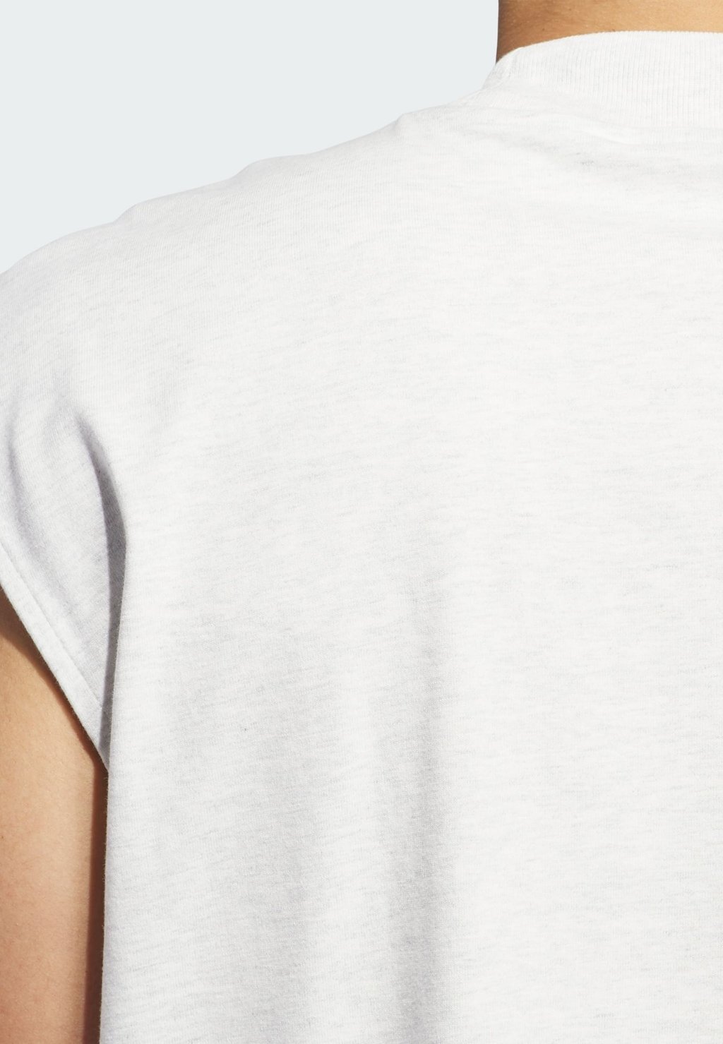 

Принт на футболке BASKETBALL TANK adidas, серый