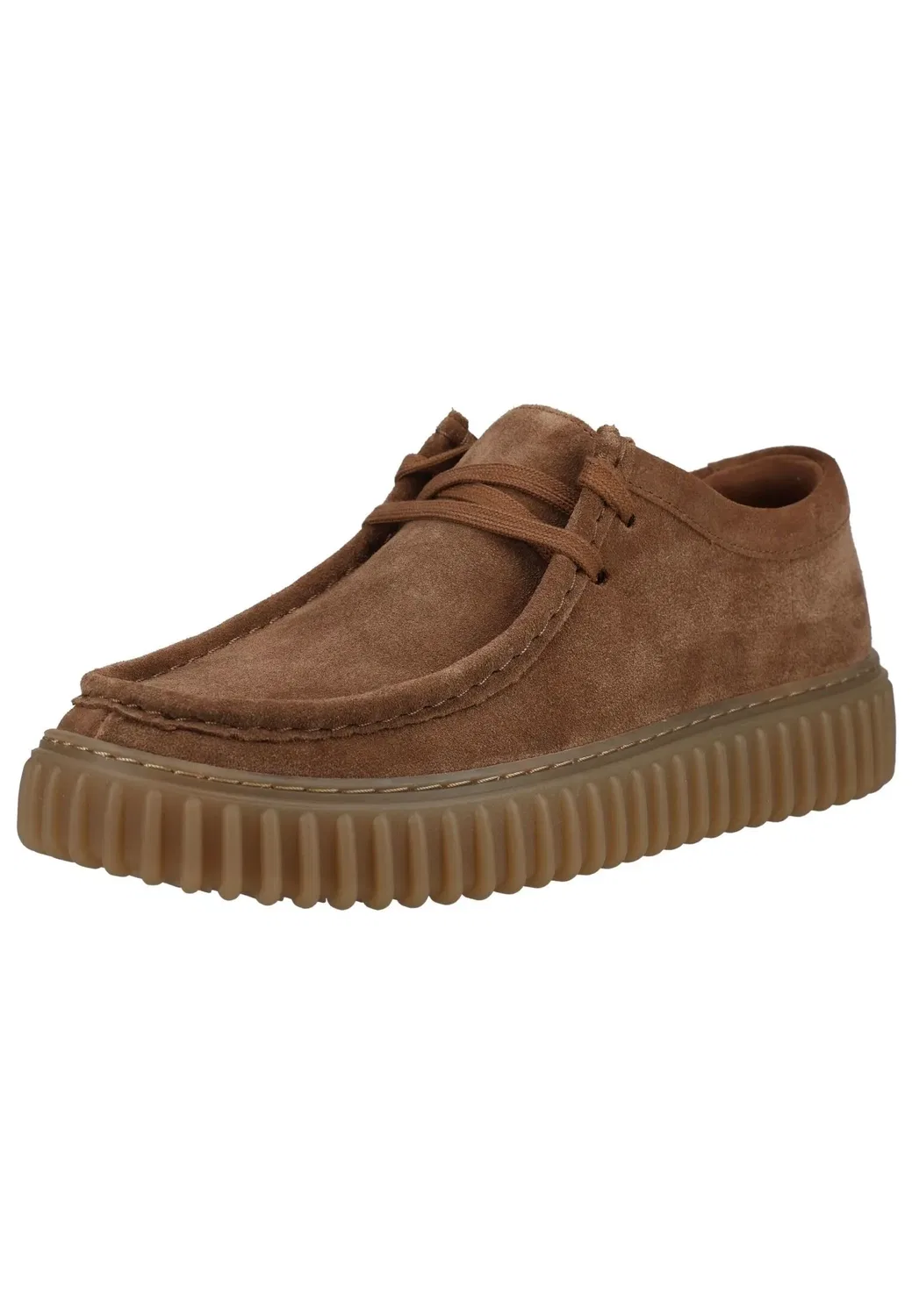 Снуршузы, кожаные, Clarks, коричневый