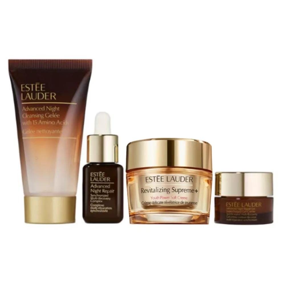 ESTEE LAUDER Набор сывороток для восстановления и увлажнения кожи, Cleanser 30ml+Essence 7ml+Cream 15ml+Eye Cream 5ml